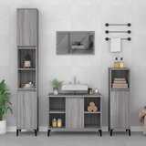 vidaXL Ormarić za umivaonik boja hrasta sonome 80x33x60 cm drveni | shoptok.hr