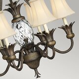 Elstead Lighting Hinkley HK-PLANT7-PZ - Luster na lancu PLANTATION 7xE14/40W/230V, bronzan | Eponuda.com
