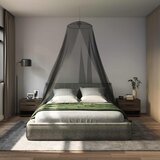  Mreža za komarce za krevet 3 kom. 156 mesh Crna ⌀56 x 220 cm | shoptok.hr