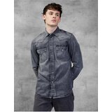 Diesel Grey Men's Denim Shirt - Men's | shoptok.hr