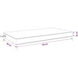  Jastuk za sjedalo SOEST 100% poliester Bež 120 x 60 x 10 cm - Bež 120 x 60 x 10 cm Poliester | shoptok.hr