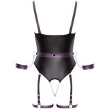 Cottelli otvoreni bondage body s lisicama (crna) - L | shoptok.hr