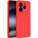 AVIZAR ohišje za xiaomi redmi note 14 5G poltrdi mehak dotik proti sledenju, rdeča, (5000010411) | Shoptok.si
