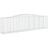  Lučne gabionske košare 6 kom 400x50x100/120cm pocinčano željezo | shoptok.hr