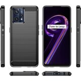  Silikonski ovitek za realme 9 / realme 9 pro plus - mat carbon črn | Shoptok.si