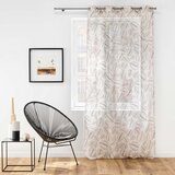 Douceur d intérieur Bež prosojna zavesa 140x240 cm Alma – | Shoptok.si