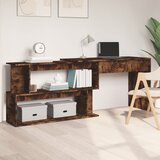 vidaXL Kutni radni stol boja hrasta 200 x 50 x 76 cm konstruirano drvo Cijene