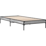  Okvir za krevet boja hrasta 100x200cm konstruirano drvo i metal | shoptok.hr