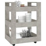  Kuhinjska kolica siva boja betona 60x45x80 cm konstruirano drvo | Eponuda.ba
