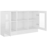  Vitrina visoki sjaj bijela 120 x 30 5 x 70 cm od iverice | shoptok.hr