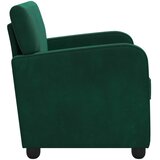  Fotelja Tamnozelena Baršun - Tamnozelena | shoptok.hr