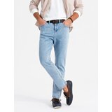 Ombre Marbled men's CARROT FIT denim pants - light blue | Shoptok.si
