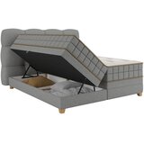 Premium Living Postelja Boxspring Bianco, Siva, 160x200 | Shoptok.si