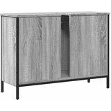 Ormarić za umivaonik siva boja hrasta 80 x 30 x 60 cm drveni | shoptok.hr