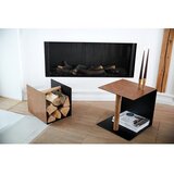 LIND DNA Črna dekorativna škatla za shranjevanje iz kovine in eko usnja 32x38x31 cm Bull – | Shoptok.si