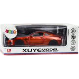  Metalni sportski automobil 1:24 sa vratima koja se otvaraju - narančasto/crni | Shoptok.si