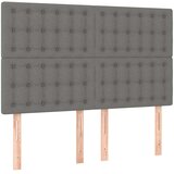  box spring s madracem LED tamnosivi 140x200 cm tkanina | shoptok.hr