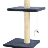 vidaXL penjalica za mačke sa stupovima za grebanje od sisala 260 cm tamnoplava | shoptok.hr