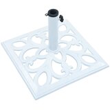  Stalak za suncobran bijeli 12 kg 49 cm od lijevanog željeza | Eponuda.com