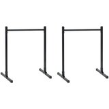 vidaXL set dip postaj 2 kosa nastavljiva 88.5/98.5 cm jeklo Cene