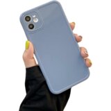 NIKCORP Ovitek za iPhone 12 mini, silikonski, moder – tanek in prilžljiv zaščitni ovitek z matirano površino proti drsenju, (5000138953) | Shoptok.si