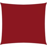 vidaXL Jedro protiv sunca od tkanine Oxford četvrtasto 2 x 2 m crveno | shoptok.hr