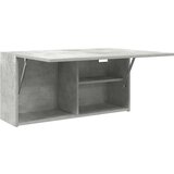 vidaXL Kopalniška stenska omarica betonsko siv 80x25x40 cm inž. les | Shoptok.si