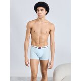Tommy Hilfiger Underwear Boksarice mornarska / pastelno modra / kaki / bela | Shoptok.si