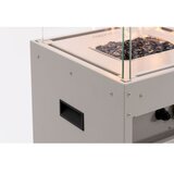 Planika Faro GAS - Spoljašnji plinski kamin 142x36 cm 8kW beo + zaštitni pokrivač | Eponuda.com