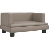  Krevet za pse boja cappuccina 60 x 40 x 30 cm od umjetne kože | shoptok.hr