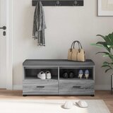  Klupa za hodnik s jastukom Sivi Sonoma 100 x 38 x 46 cm | Eponuda.ba