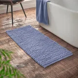 Modra kopalniška preproga 50x120 cm Aspen Bobble –