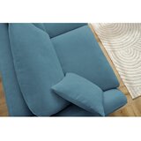 Bobochic Paris Modra raztegljiva sedežna garnitura 235 cm Cezanne – | Shoptok.si