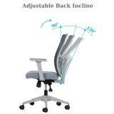 Hanah home Set 2 kancelarijske stolice Lumbar 108 Grey | ePonuda.com