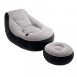Intex ultra lounge fotelja na naduvavanje sa tabureom ( 68564 )