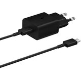 Samsung Originalni zidni punjač (EP-T1510XBEGEU) - Brzo punjenje Type-C 15W s kabelom Type-C - Crni | shoptok.hr