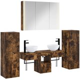  Set namještaja za kupaonicu 6 pcs Dimljeni hrast | shoptok.hr