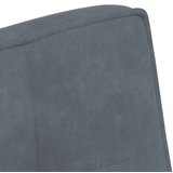 vidaXL Klupa tamnosiva 110x74x84 cm baršunasta | shoptok.hr