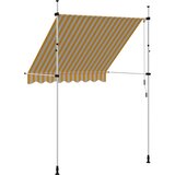 Tenda na ručno uvlačenje 200 cm narančasto-bijela prugasta | Eponuda.com