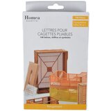 Homéa Bele črke za organizatorje 11.5x20x3 cm – | Shoptok.si