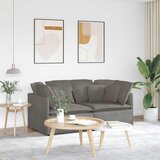  Modularna sofa s jastucima, korduro tkanina, svijetlo siva | Eponuda.ba