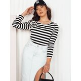 DStreet Women's striped blouse MORAS black Cene