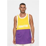 Starter Black Label Men's tank top Split Mesh yellow/purple | Shoptok.si