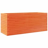 Vrtna sadilica voštano smeđa 110x40x45,5 cm masivna borovina | shoptok.hr
