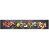  Kuhinjski tepih perivi s uzorkom začina 60 x 300 cm baršunasti | shoptok.hr