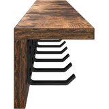  Vješalica za kapute na zidu Dimljeni hrast 100 x 10,5 x 10,5 cm | shoptok.hr