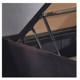 Hanah home bračni krevet ela double black (140 x 190)