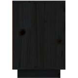  Noćni ormarići 2 kom crni 50 x 34 x 50 cm od masivne borovine | Eponuda.com