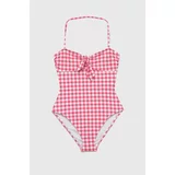 Guess Dječji jednodijelni kupaći kostim boja: ružičasta