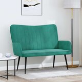 SOFA za dvije osobe Tirkizna 115 x 61 x 87 cm Baršun Cijene